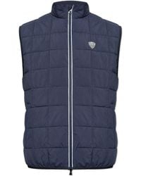 EA7 - Quilted Vest From The 'Sustainability' Collection - Lyst