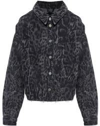 AllSaints - 'Nicky' Denim Jacket - Lyst