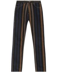 Versace - Jeans With Striped Pattern - Lyst