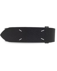 Maison Margiela - Leather Belt With Logo - Lyst