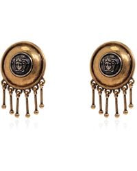 Versace - Clip-On Earrings With Medusa Head - Lyst