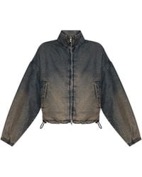 DIESEL - Denim Jacket 'De-Flower-S' - Lyst
