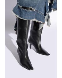 Acne Studios - Leather Heeled Boots, - Lyst