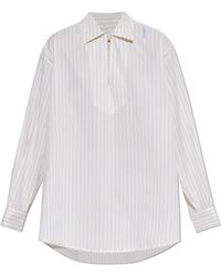 Marni - Oversize Top With Striped Pattern - Lyst