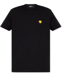 Versace - T-Shirt With Medusa Face - Lyst