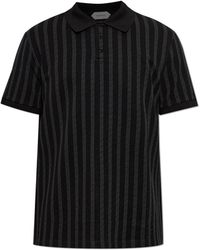 Versace - Cotton Polo Shirt With Monogram - Lyst