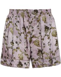 R13 - Floral Print Shorts - Lyst