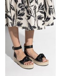 Odissi - Leather Platform Sandals - Lyst
