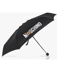 Moschino - Folding Umbrella With Logo, - Lyst