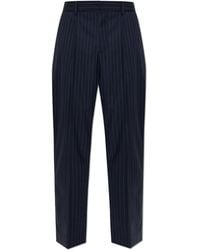 Balmain - Striped Pattern Trousers - Lyst