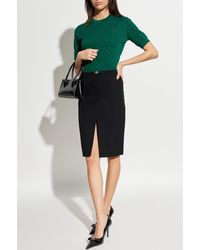 Versace - Skirt With A Single Slit - Lyst
