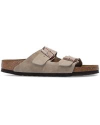 Birkenstock - 'Arizona Bs' Leather Slides - Lyst