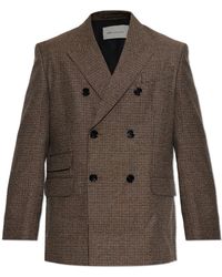 Ami Paris - Wool Blazer With Double Vent - Lyst