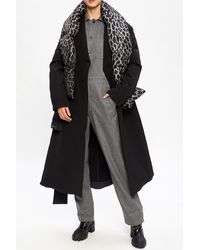 Moncler Wool Jumpsuit With Logo - Grey