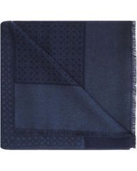 Ferragamo - Gancini Wool Scarf - Lyst