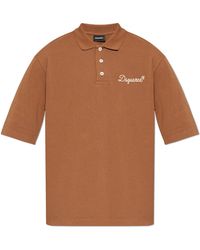 DSquared² - Polo With Embroidered Logo - Lyst