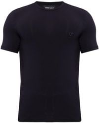 Giorgio Armani - T-Shirt With Embroidered Logo - Lyst