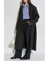 Ami Paris - Wool Double-Breasted Coat - Lyst