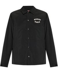 KENZO - Jacket With Printed Logo - Lyst