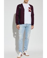 DSquared² - T-Shirt With A Logo-Shaped Patch - Lyst