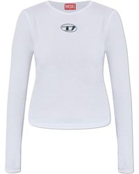 DIESEL - T-Shirt 'T-Uncutie-Long-Ls-Od' - Lyst