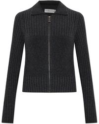 Victoria Beckham - Cardigan With Collar - Lyst