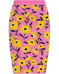 Kate Spade - Skirt With Floral Pattern, - Lyst