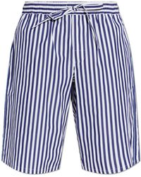 Dolce & Gabbana - Striped Pattern Shorts - Lyst