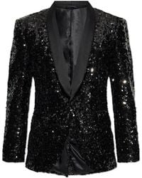 Dolce & Gabbana - Sequin Blazer - Lyst