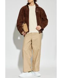 McQueen - Sweatshirt With A Logo And Velvet Finish - Lyst