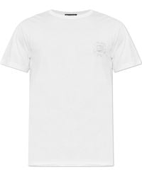 Dolce & Gabbana - T-Shirt With Raw Finish - Lyst