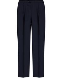 Etro - Wool Pleated Trousers - Lyst