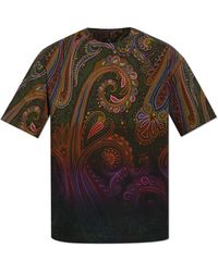 Etro - Patterned T-Shirt - Lyst