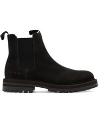 Common Projects - Suede Ankle Boots - Lyst