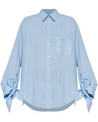 Balenciaga - Shirt With Stripe Pattern - Lyst