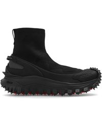 Moncler - ‘Trailgrip Knit’ High-Top Sneakers - Lyst