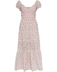 LoveShackFancy - Cotton Dress 'Amandla' - Lyst