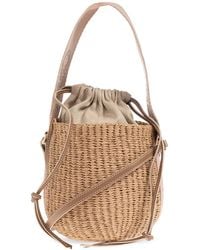 Chloé - 'Woody Mini' Bucket Shoulder Bag - Lyst