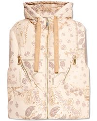 Khrisjoy - Down Vest With Paisley Print - Lyst