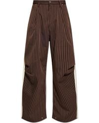 PDF - Striped Pattern Trousers, - Lyst