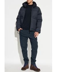 Stone Island - Down Jacket With Hood - Lyst