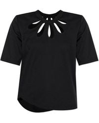 Comme des Garçons - Top With Decorative Cut-Outs - Lyst