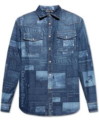 Palm Angels - Denim Shirt - Lyst
