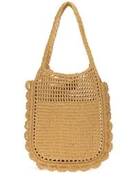 Ulla Johnson - "Marina Raffia Flat Tote" Bag - Lyst