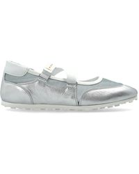 Marni - Ballet Flats With Logo Patch - Lyst