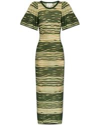Munthe - Striped Pattern Dress, - Lyst