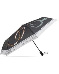 Moschino - Folding Umbrella With Colorful Print - Lyst