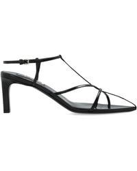 Jil Sander - Leather Heeled Sandals - Lyst