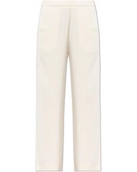 Akep - Satin Trousers With Side Stripes - Lyst