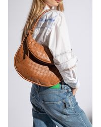 Bottega Veneta - Caramel Leather Medium Gemelli Shoulder Bag - Lyst